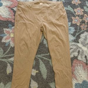 Women’s 3X Faded Glory Khaki Skinny Leggings